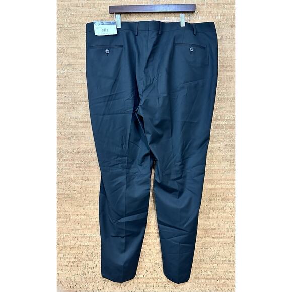 Van Heusen Men's Regular Fit Suit Separates, Black Size 44W X 32L - Picture 3 of 5